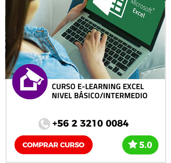 Curso E-learning de Excel Nivel Básico/Intermedio